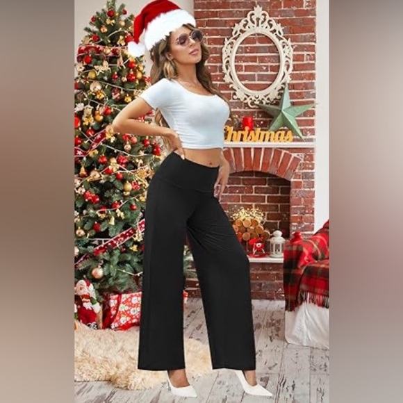 Peck & Peck Women’s Gaucho Length 22.5” Upscale Professional Flowy Pants. - Picture 1 of 7